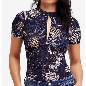 Free People Hear Me Roar Key Hole Top